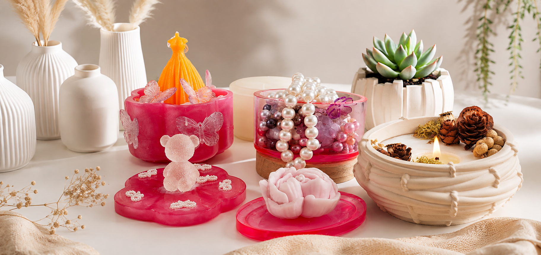 Best Candle & Planter Moulds in UAE