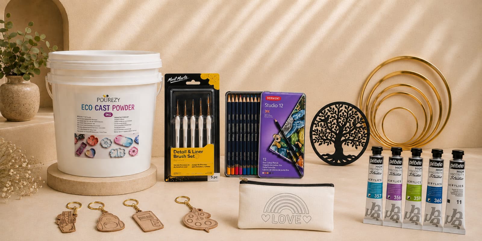 Get your hands on the latest in-things in the world of Art Resin in UAE. Buy online from Resin Art World - Dubai.