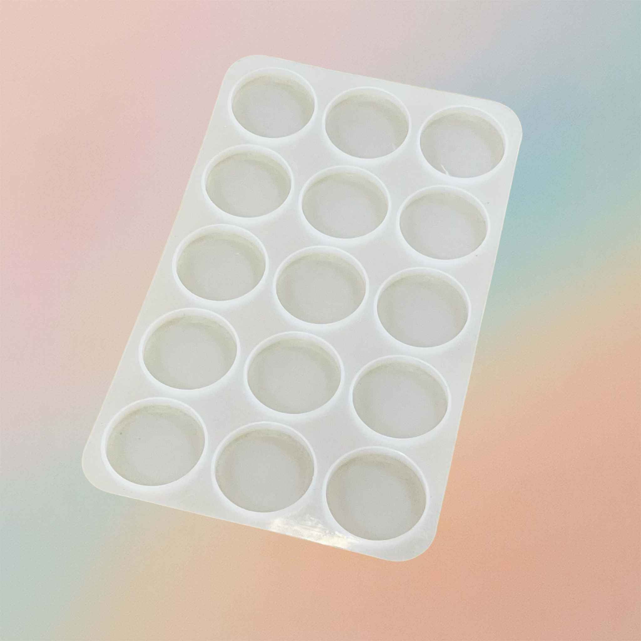 15 Cavity Circular Keychain Without Hole