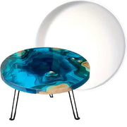24″ Large Resin Table Molds, Large Resin Mold Round Silicone,Epoxy Table Mold for Charcuterie Board, River Resin Coffee Table, DIY Art Home