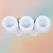 3 Pcs Hexagon Planter/Candle Mould for Beyond Mix/Jesmonite/Resin