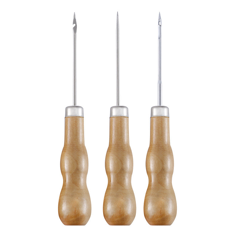 3pcs Stainless Hand Drill Punch Set For Candle Making