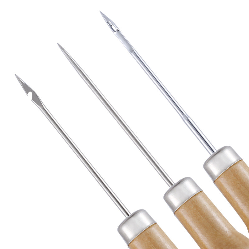 3pcs Stainless Hand Drill Punch Set For Candle Making