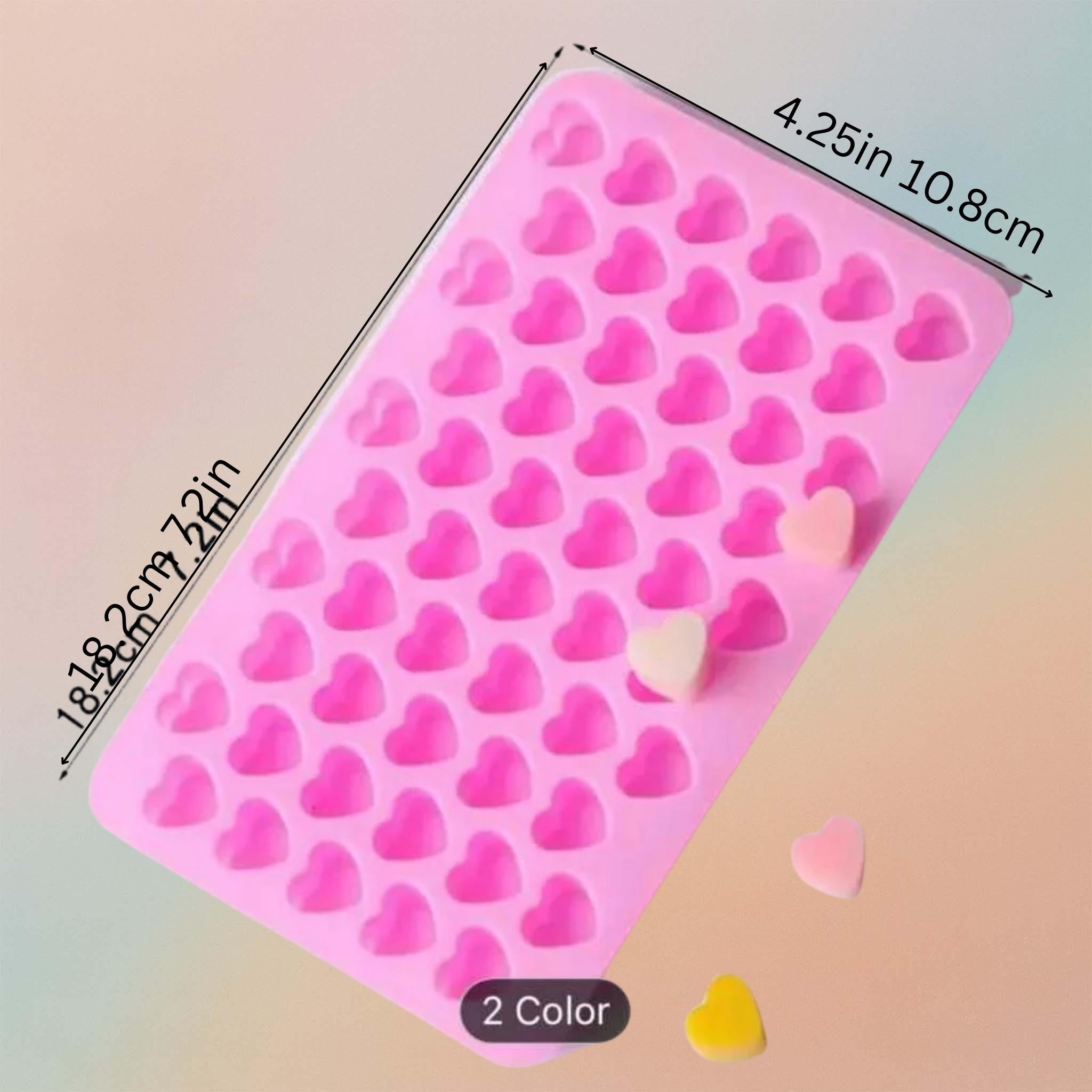 55 Grid Small Love heart shape Candle Silicon Mould For DIY Art