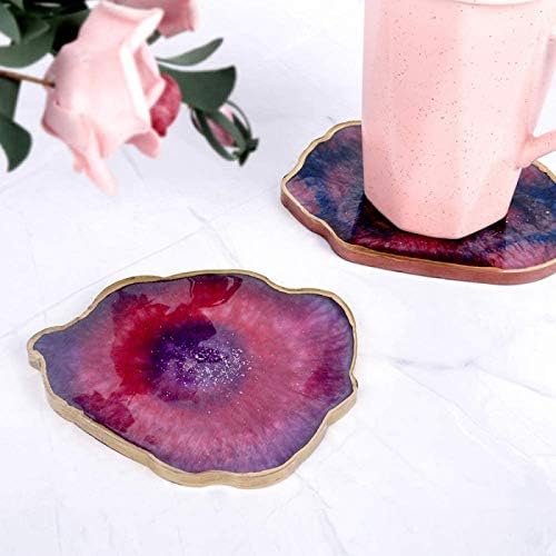 5 Pieces Agate Coaster Mould