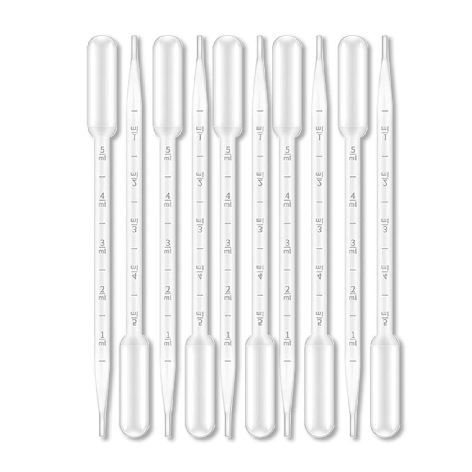 5ml Plastic Pipette Transfer Disposable Pipette 10pcs