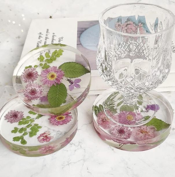 6 Cavity Deep Round Coaster Mold