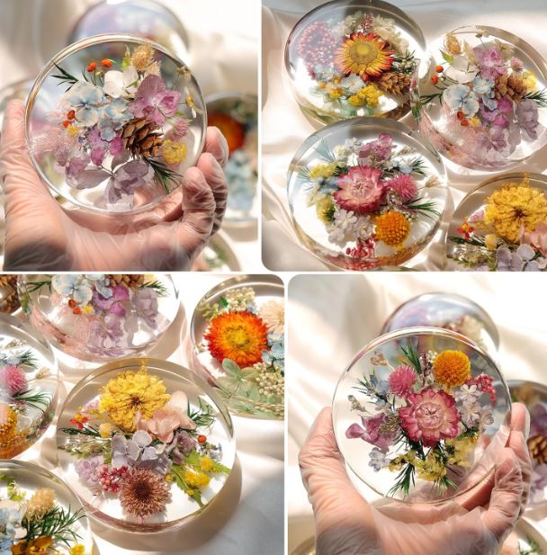 6 Cavity Deep Round Coaster Mold