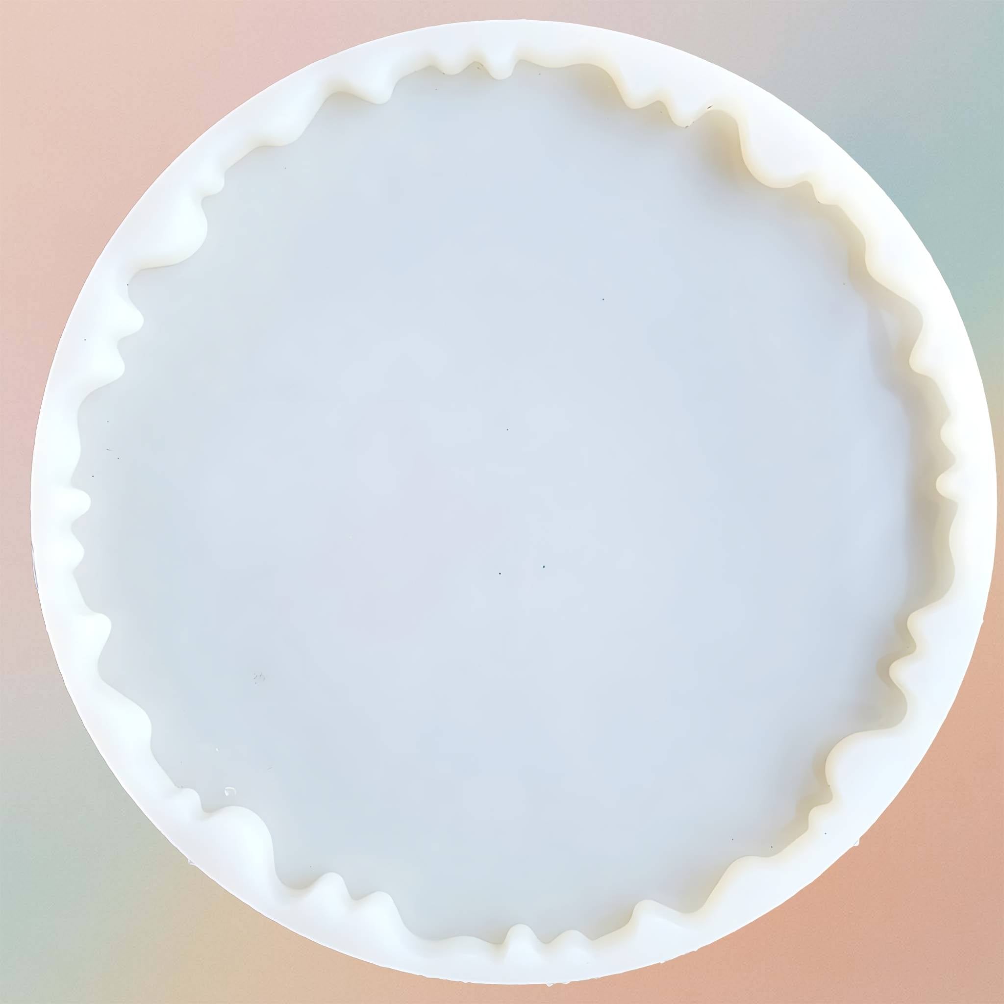8″ Agate Round Platter Tray Mold