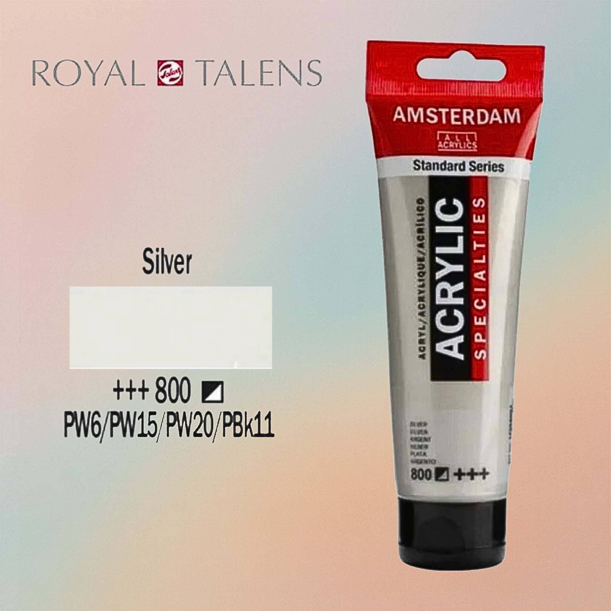 Amsterdam Standard Series Acrylic 120ml Silver