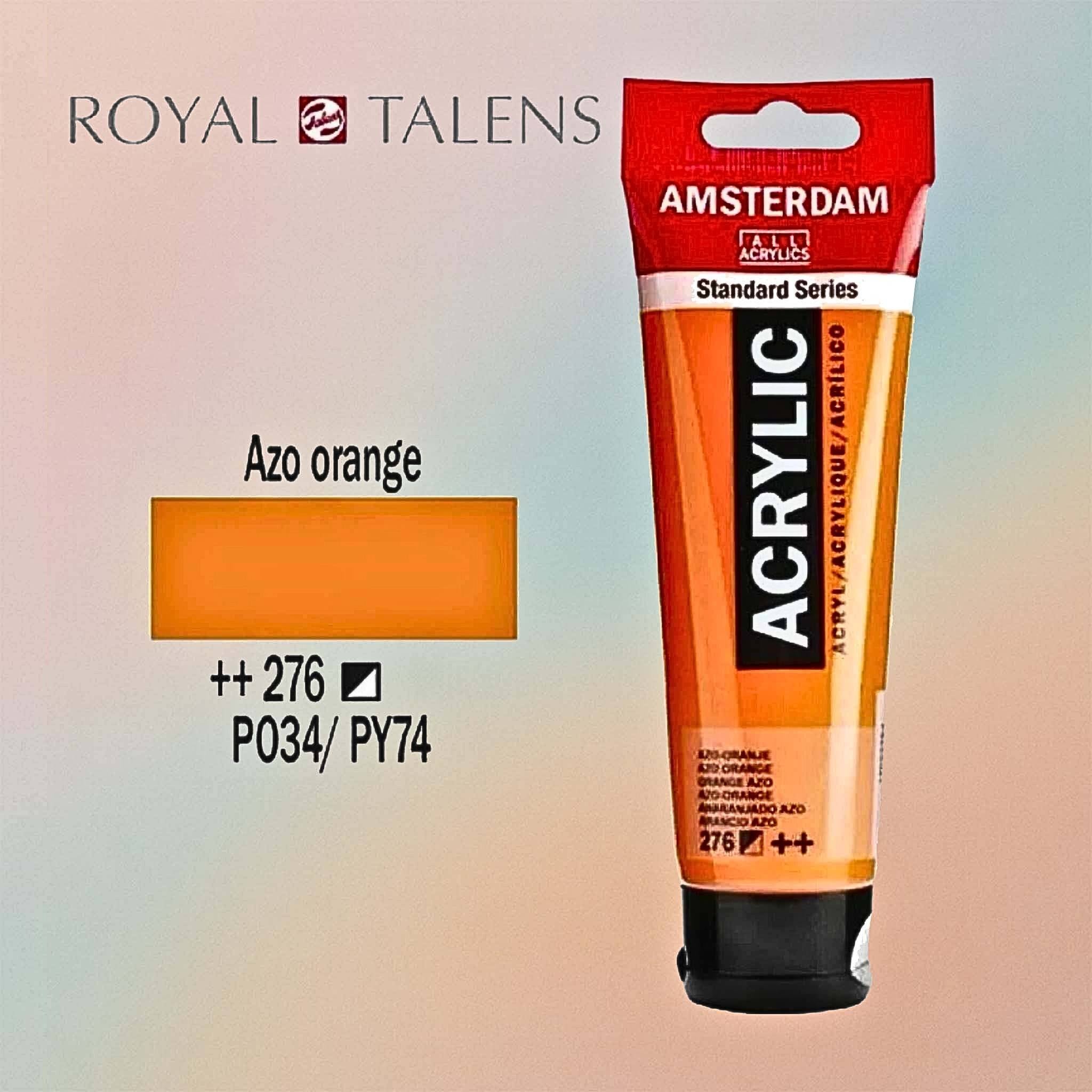Amsterdam Standard Series Acrylic 120ml Azo Orange