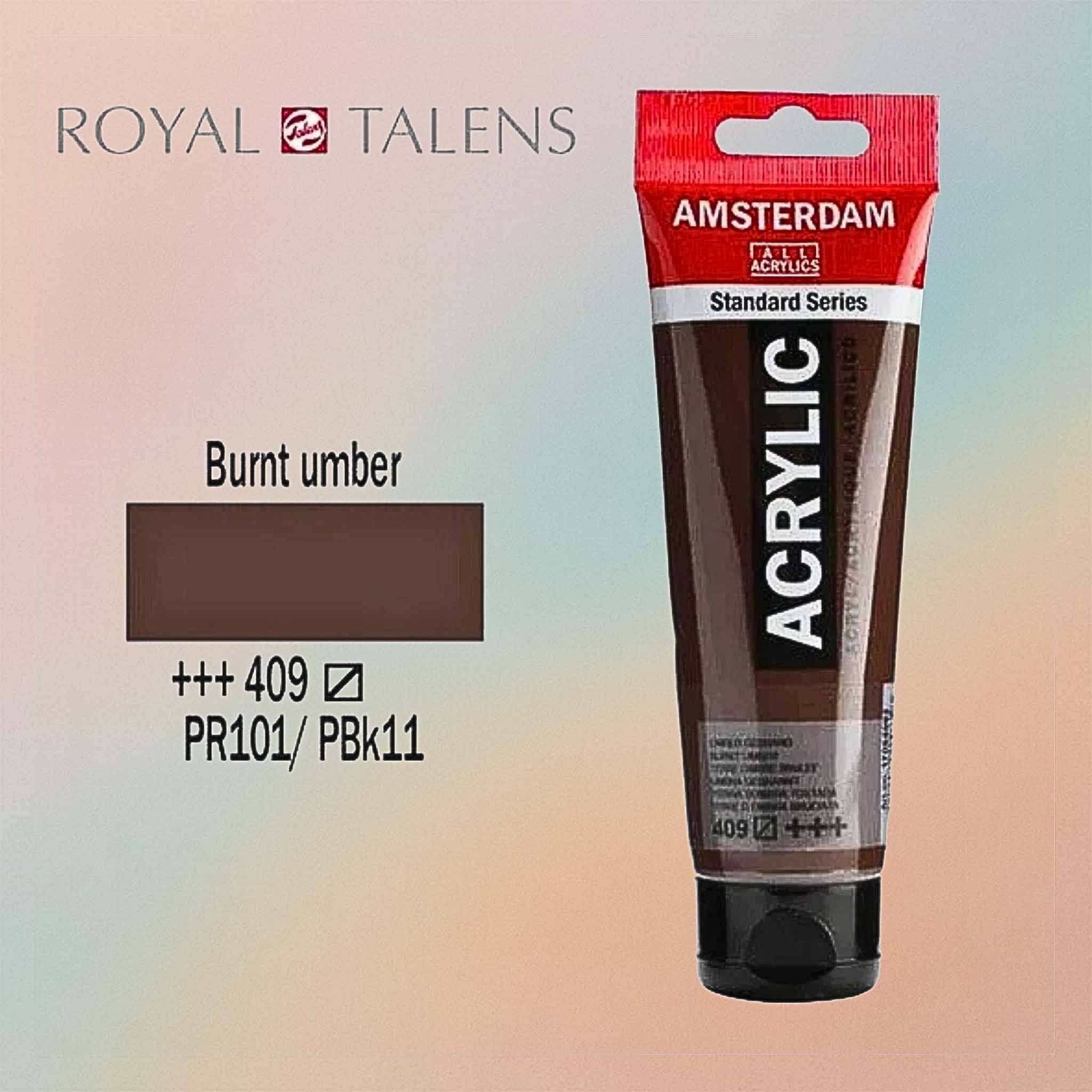 Amsterdam Standard Series Acrylic 120ml Burnt Umber