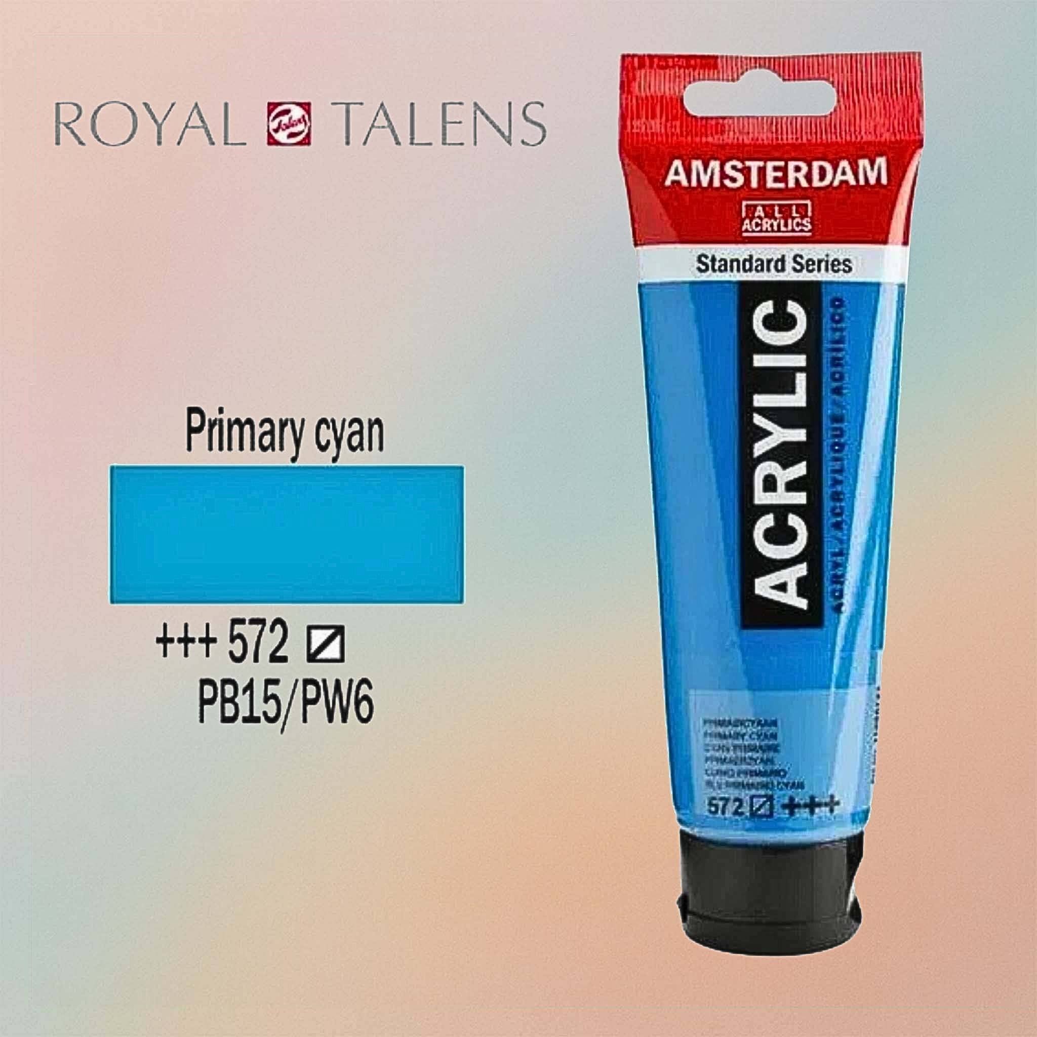 Amsterdam Standard Series Acrylic 120ml Primary Cyan