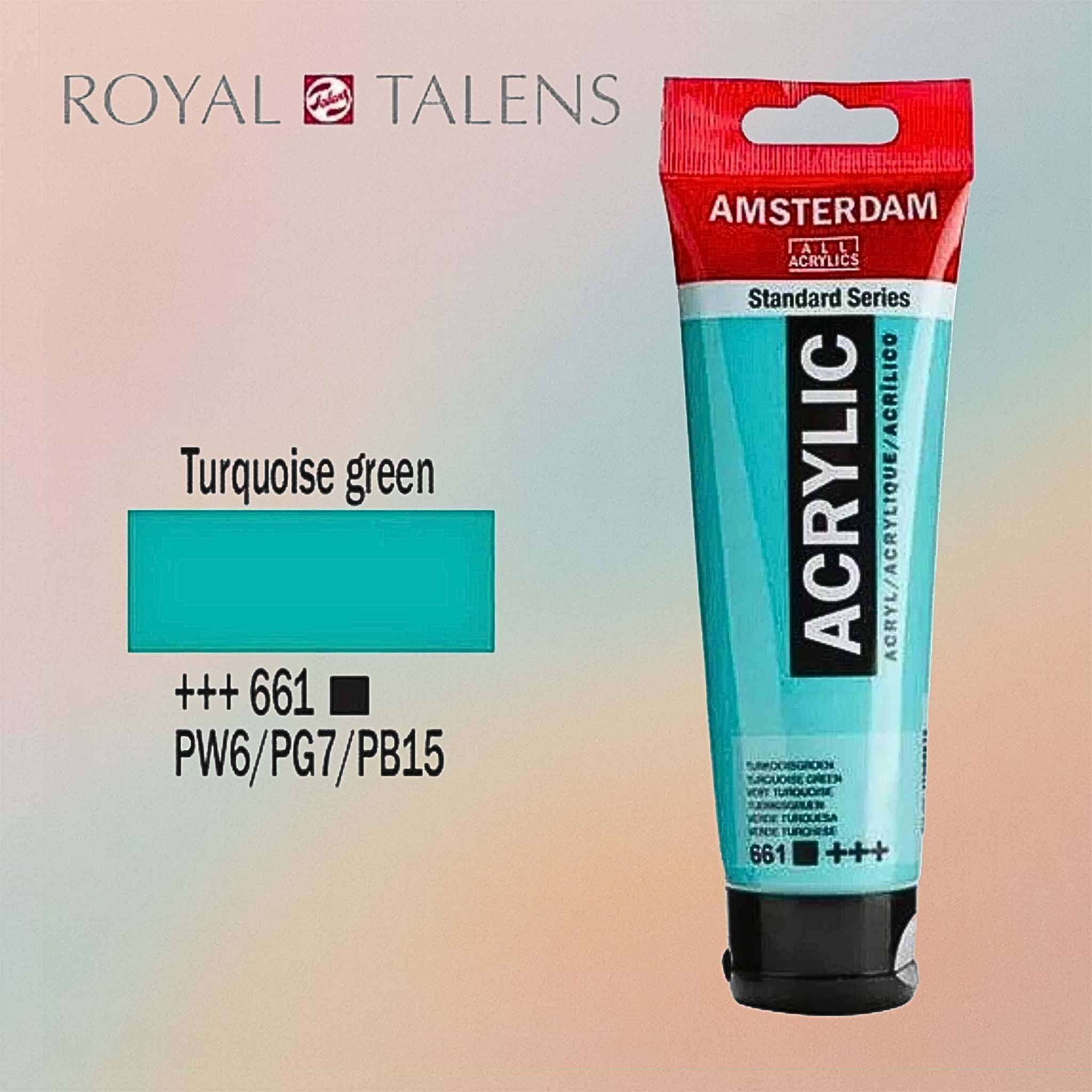 Amsterdam Standard Series Acrylic 120ml Turquoise Green