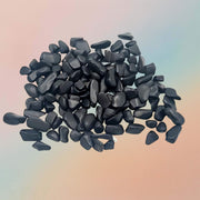 Agate Crystal Chips – Black