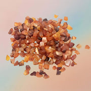 Agate Crystal Chips – Red Carnelian