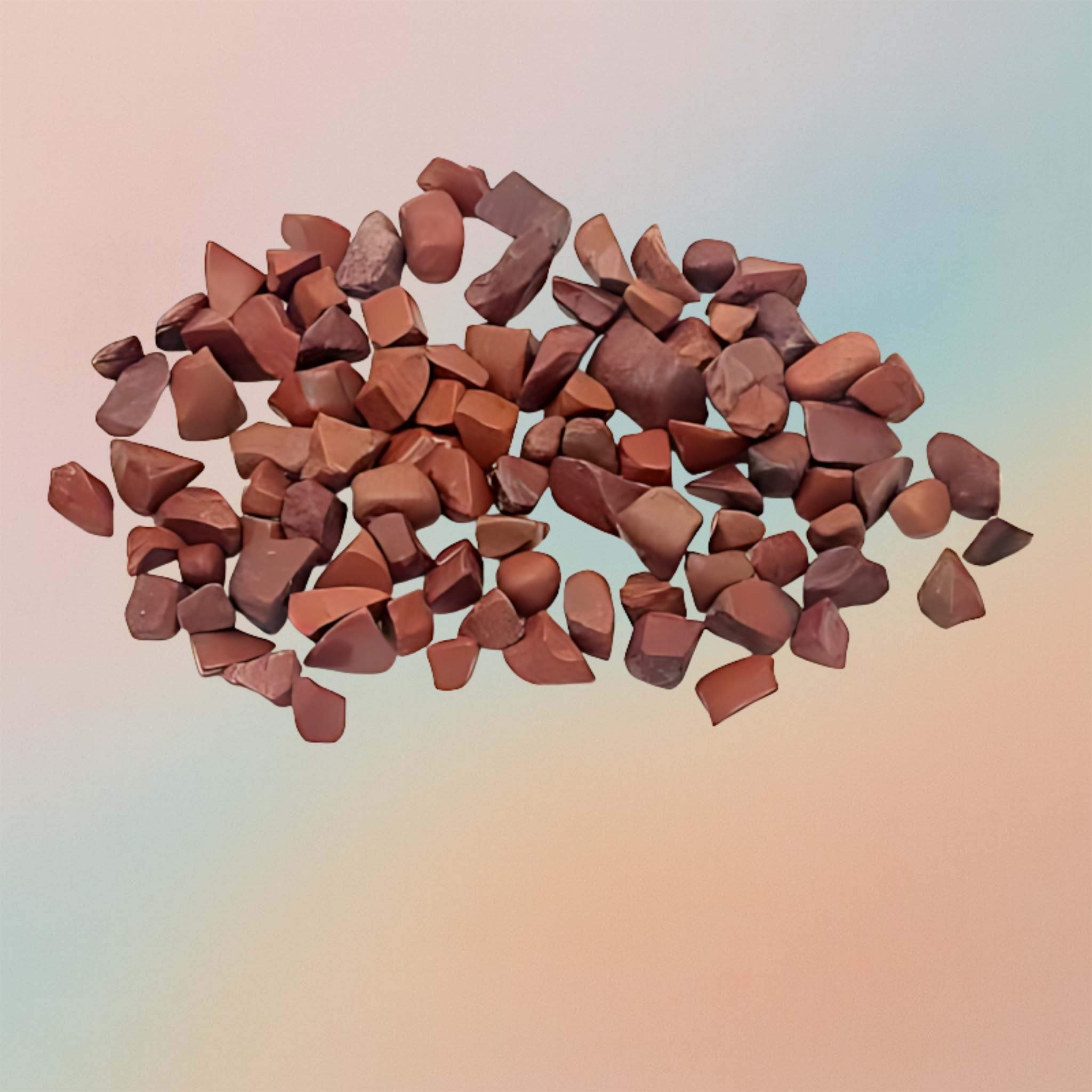 Agate Crystal Chips – Red Jasper