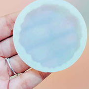 Agate Round Mini Keychain Mould For Resin Art Work