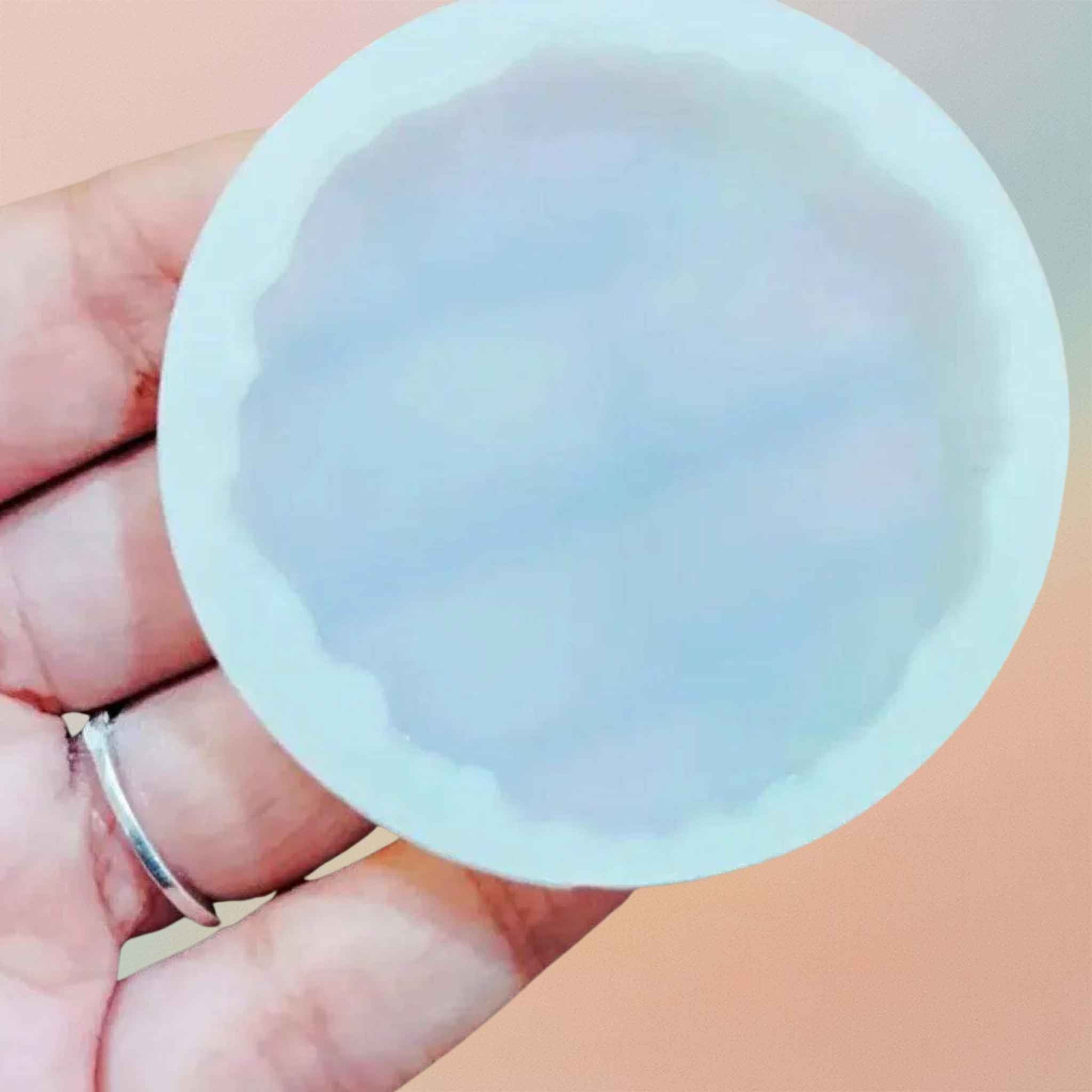 Agate Round Mini Keychain Mould For Resin Art Work
