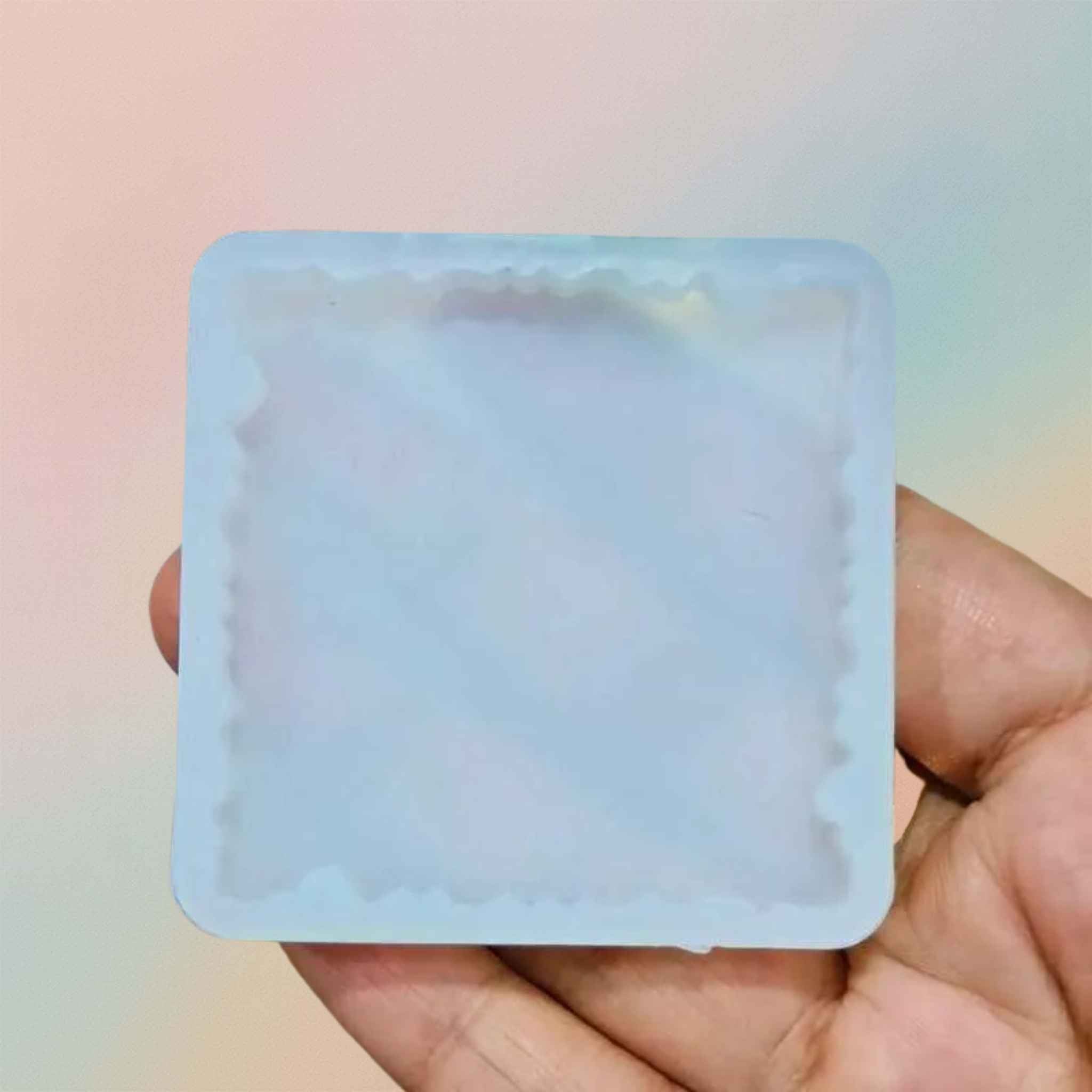 Agate Square Mini Keychain Mould For Resin Art Work