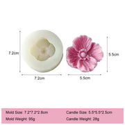 Anemone Flower Mould For Candle, Resin, Gypsum & Art Crafts Making Silicone Mold