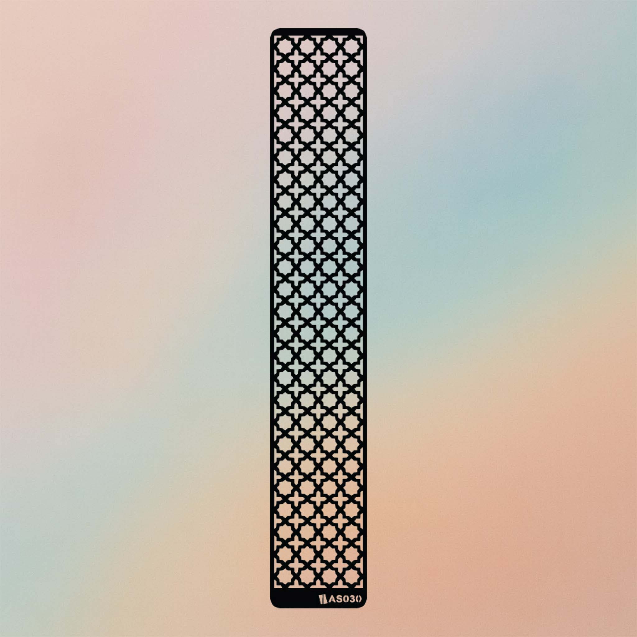 Arabic Border Stencils AS030