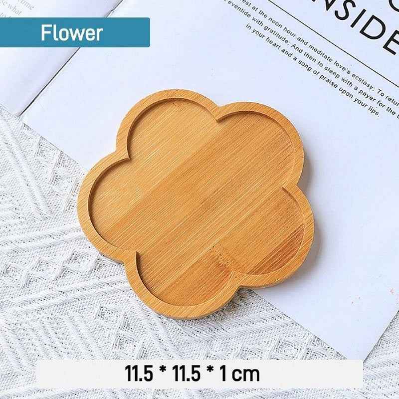 Bamboo Coaster Flower Shape For Mosaic Art And Resin Art