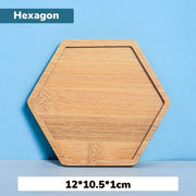 Bamboo Coaster Hexagon Shape For Mosaic Art And Resin Art