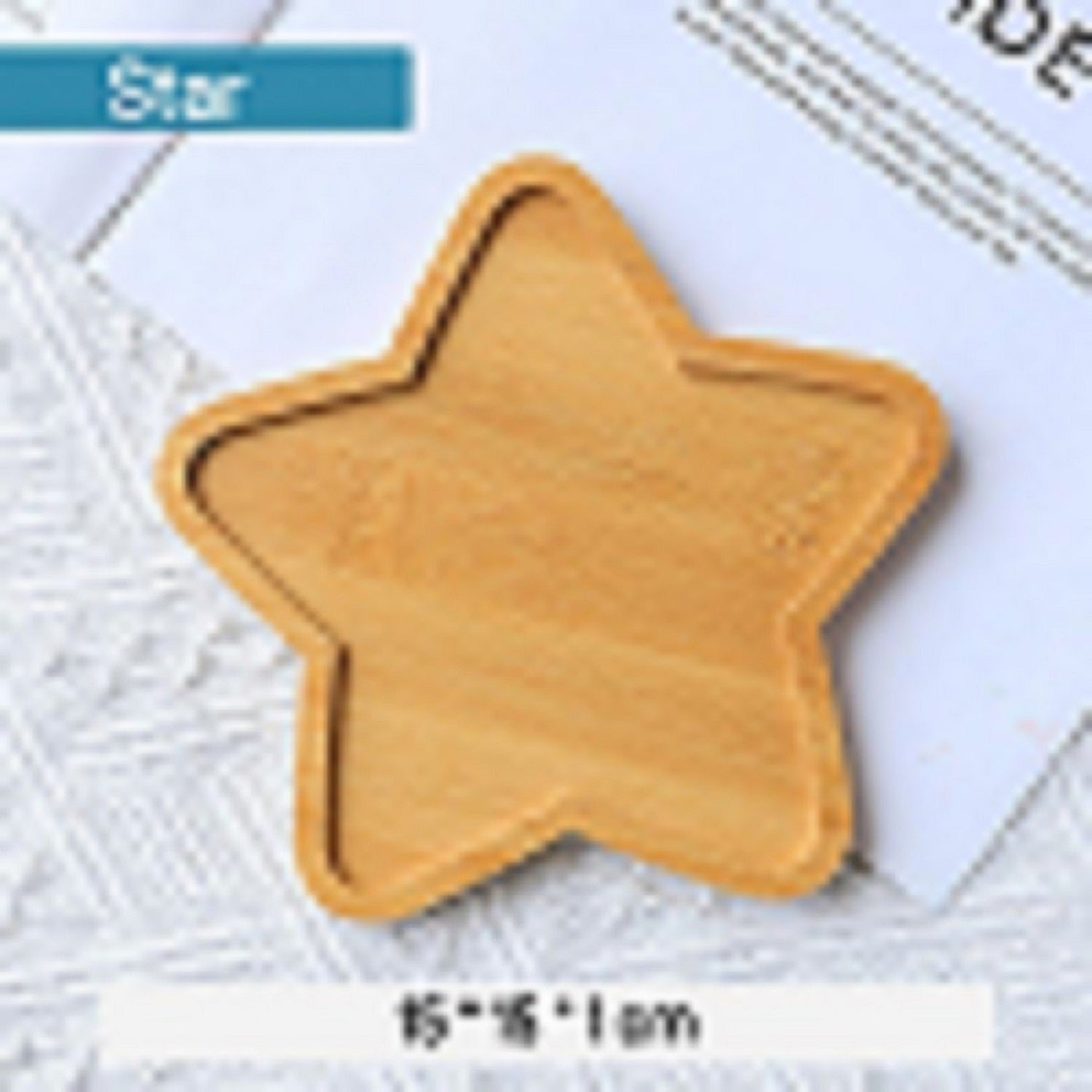 Bamboo Coaster Star Shape For Mosaic Art And Resin Art