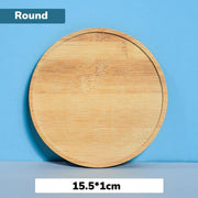 Bamboo Coaster Trinket Round Shape For Mosaic Art And Resin Art