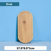 Bamboo Tray Oval Shape For Mosaic Art And Resin Art