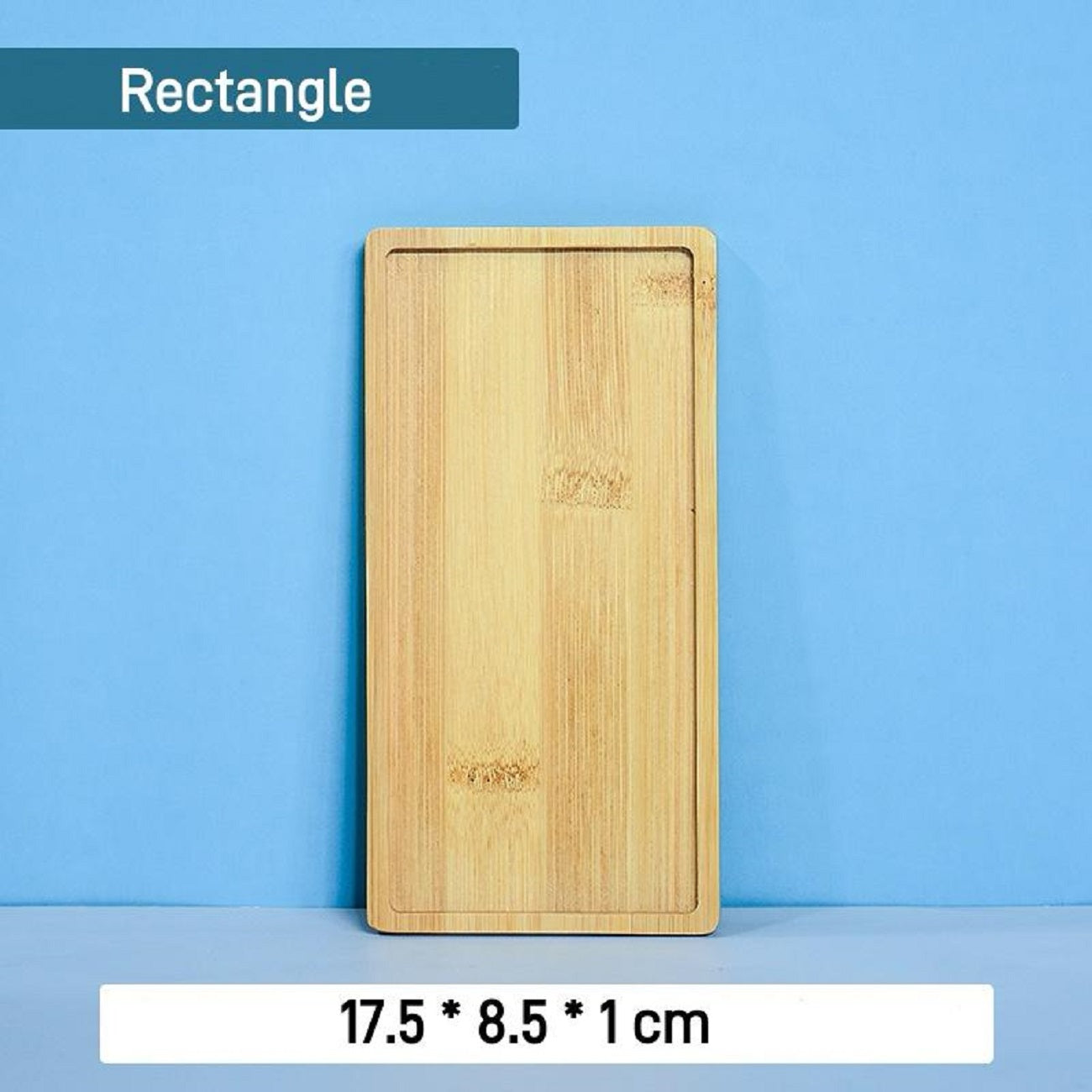 Bamboo Tray Rectangle Shape For Mosaic Art And Resin Art