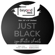 Beyond Inks Just Black Synthetic Paper 12″ Circle 400 Microns