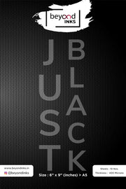 Beyond Inks Just Black Synthetic Paper A5 400 Microns