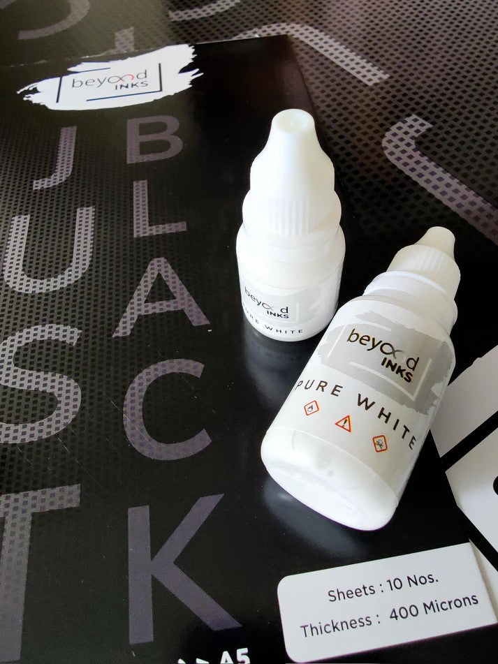 Beyond Inks White Alcohol Ink Resin Alcohol Ink Sinker - 20ml/10ml
