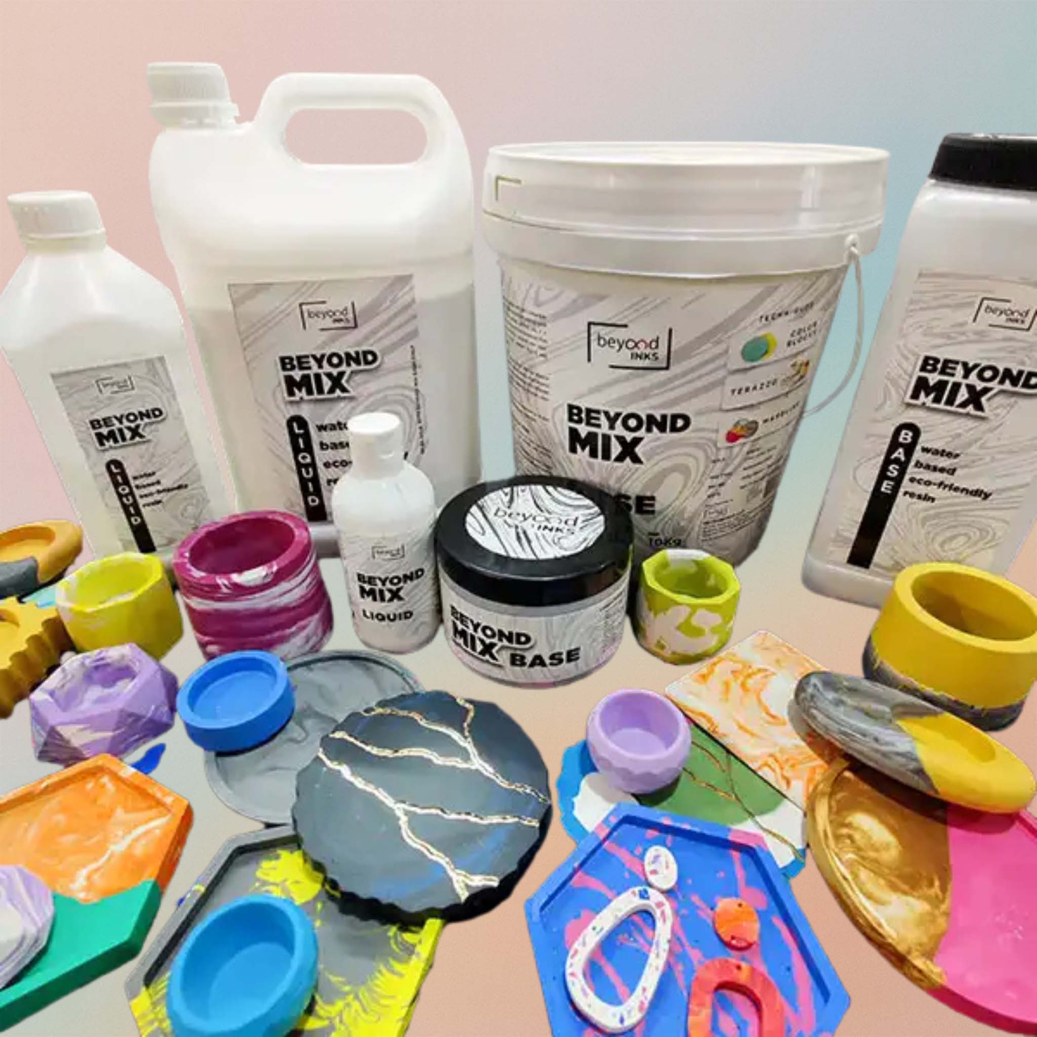 Beyond Mix 14kg - Eco Friendly Water Based Resin and Jesmonite Alternative