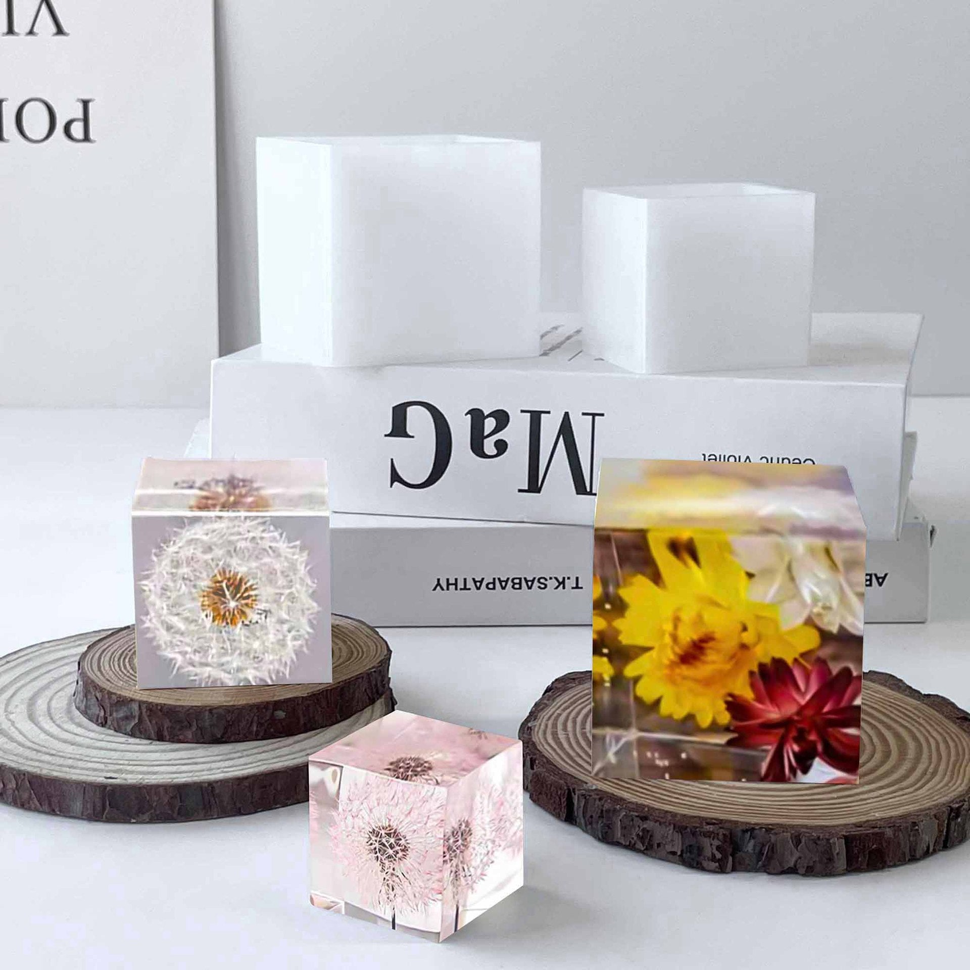 Cube Silicone Mold for Resin, Candle, Jesmonite & DIY Craft Casting