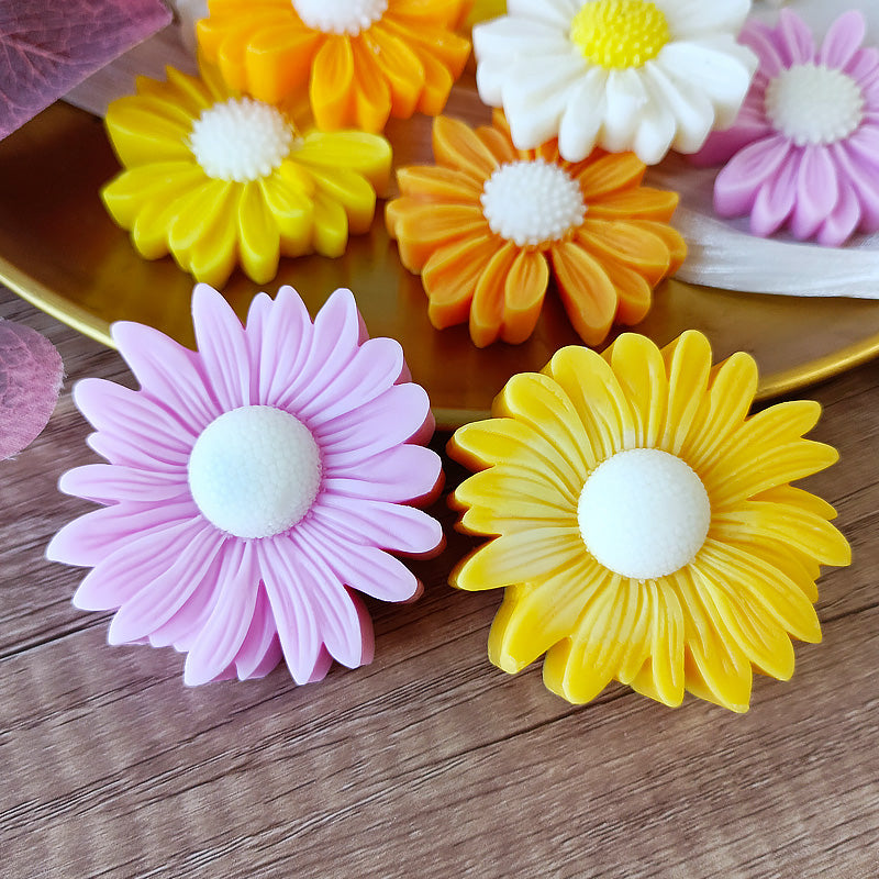 Thick Sunflower Mould For Candle, Resin, Gypsum & Art Crafts Making Silicone Mold