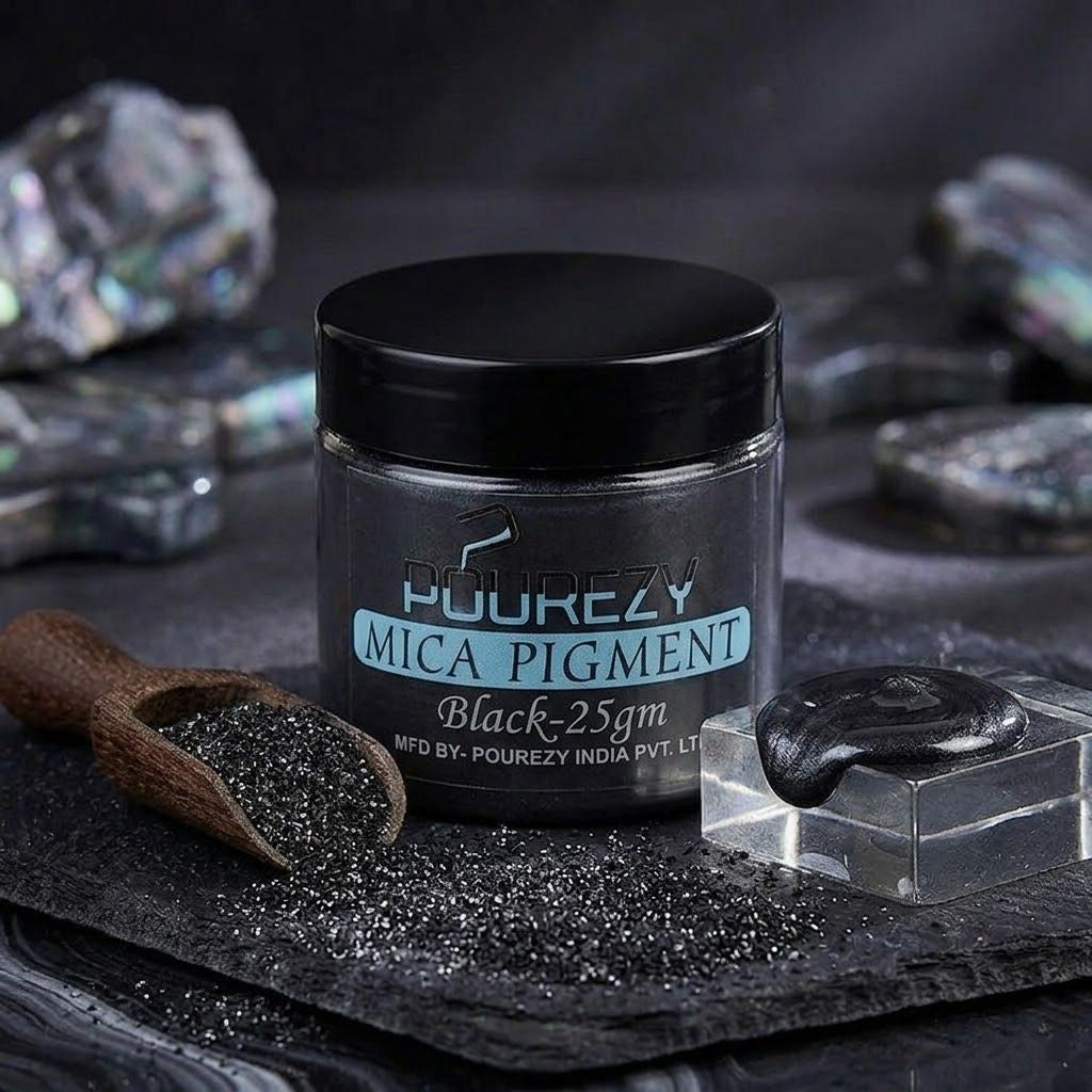 Pourezy Mica Pigment 25gm - Black