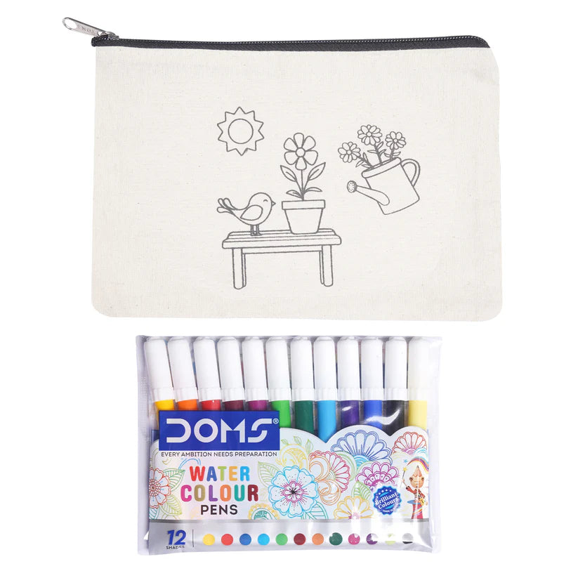 Pourezy Blossom Canvas Pouch Kit