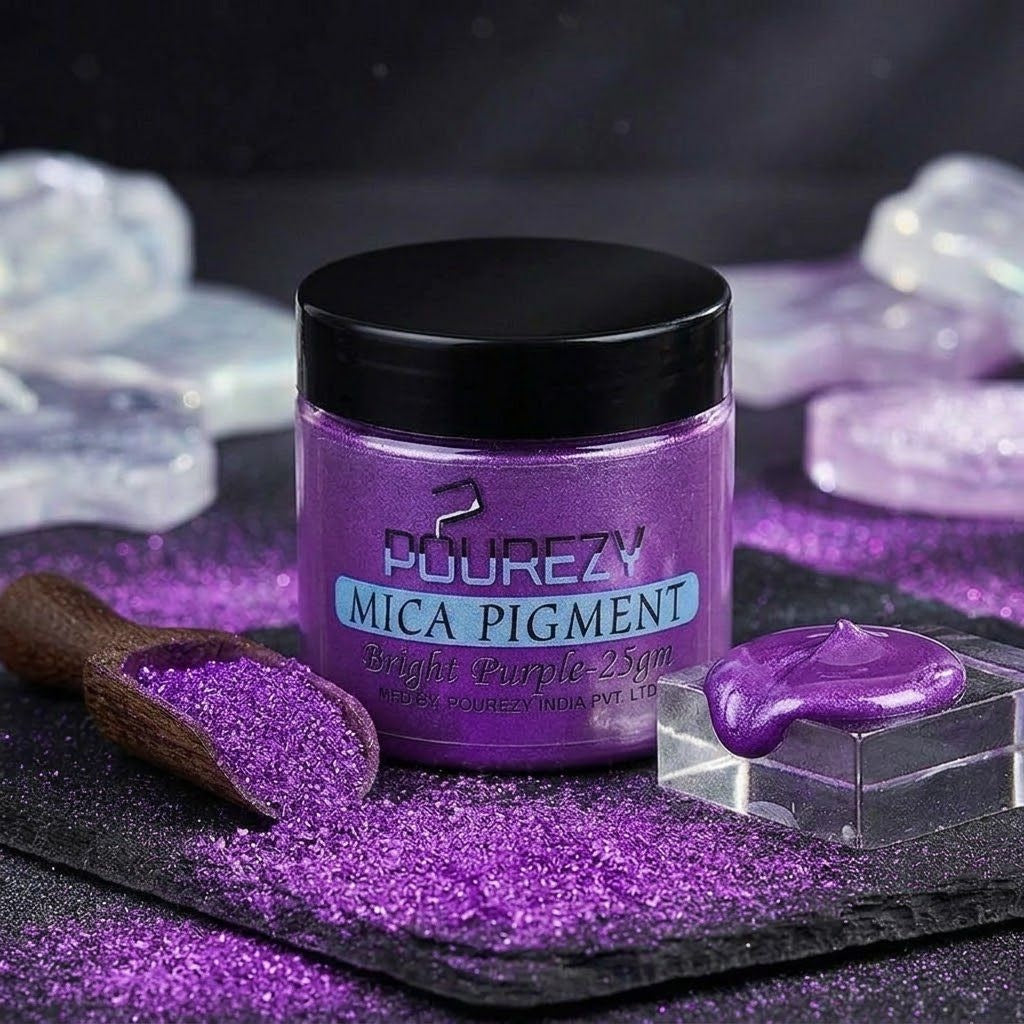 Pourezy Mica Pigment 25gm - Bright Purple