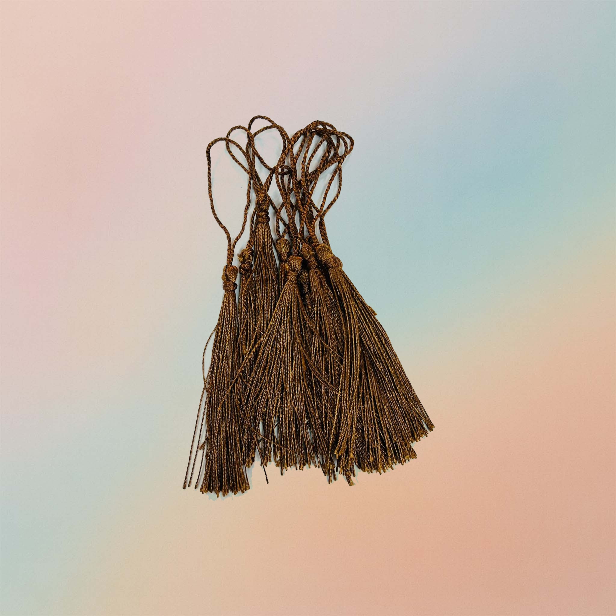 Bookmarks Polyester Silk Tassels 10pcs In 1 Bag