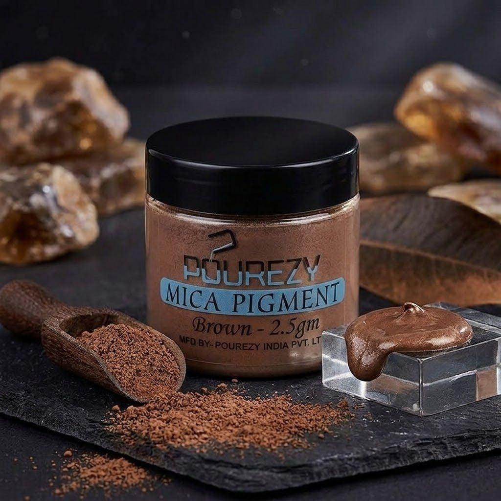 Pourezy Mica Pigment 25gm- Brown