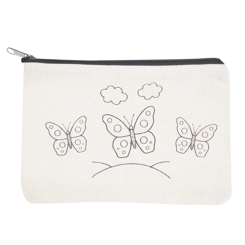 Pourezy Butterflies Canvas Pouch Kit