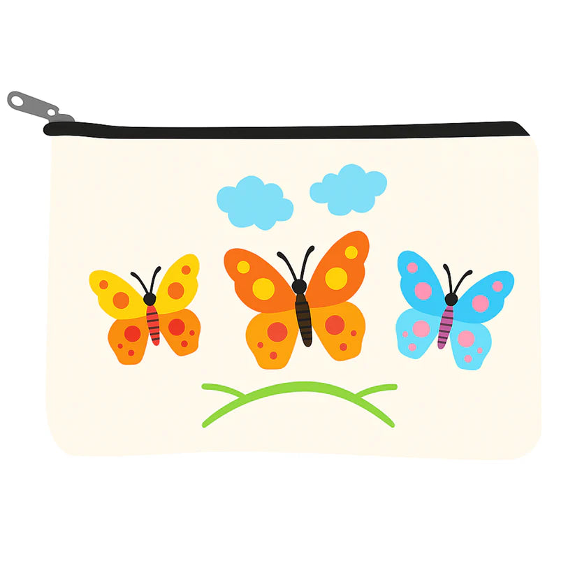 Pourezy Butterflies Canvas Pouch Kit