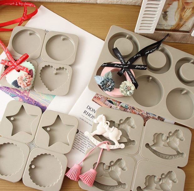 Oval Round Rectangle Heart Shape Aromatherapy Wax Melt Mould