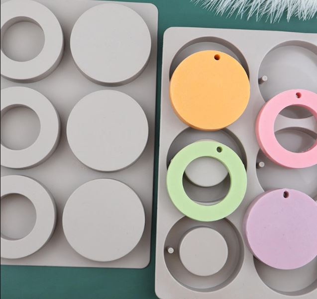 Oval Round Rectangle Heart Shape Aromatherapy Wax Melt Mould