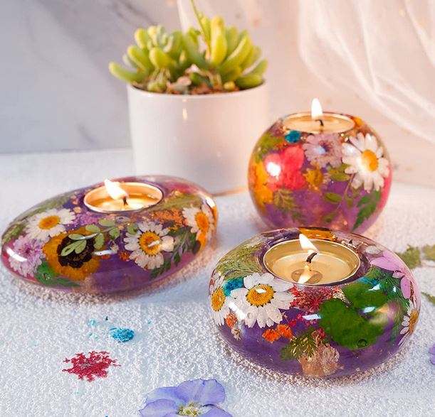 Candle Holder Mould For Beyond Mix/Jesmonite/Resin