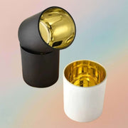 Candle Jar For Candle Making Gold Color Inside For DIY Craft