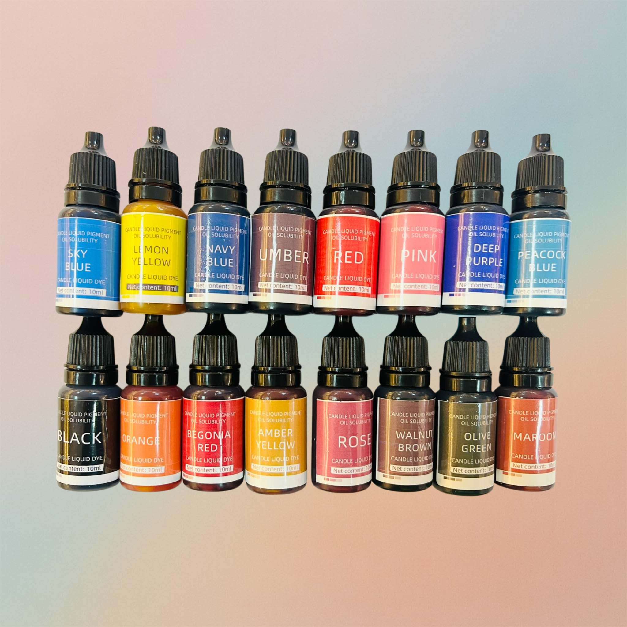 Candle Liquid Pigment Oil Solubility